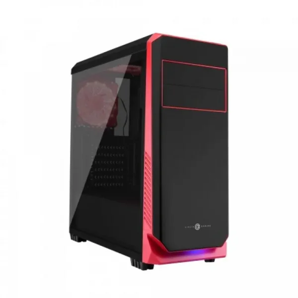 Circle Elegantor Mid Tower (Atx) With Transparent Side Panel (Black)