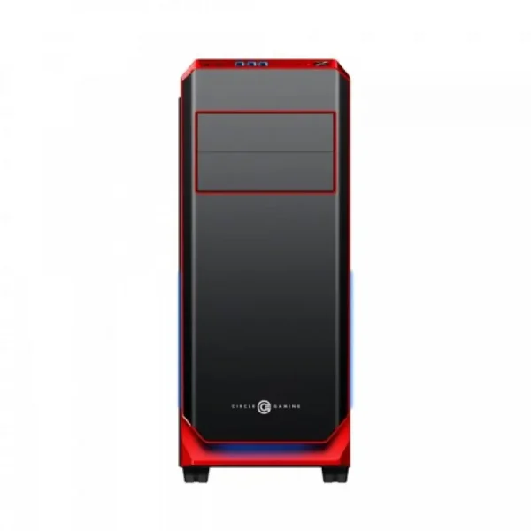 Circle Elegantor Mid Tower (Atx) With Transparent Side Panel (Black) - Image 3