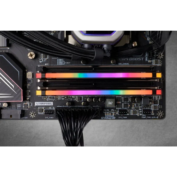 Corsair Vengeance® Rgb Pro 32Gb (2 X 16Gb) Ddr4 Dram 3200Mhz C16 Memory Kit - Black (CMW32GX4M2C3200C16) - Image 4