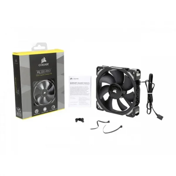 Corsair Ml120 Pro 120Mm Pwm Premium Magnetic Levitation Single Cabinet Fan - Image 2