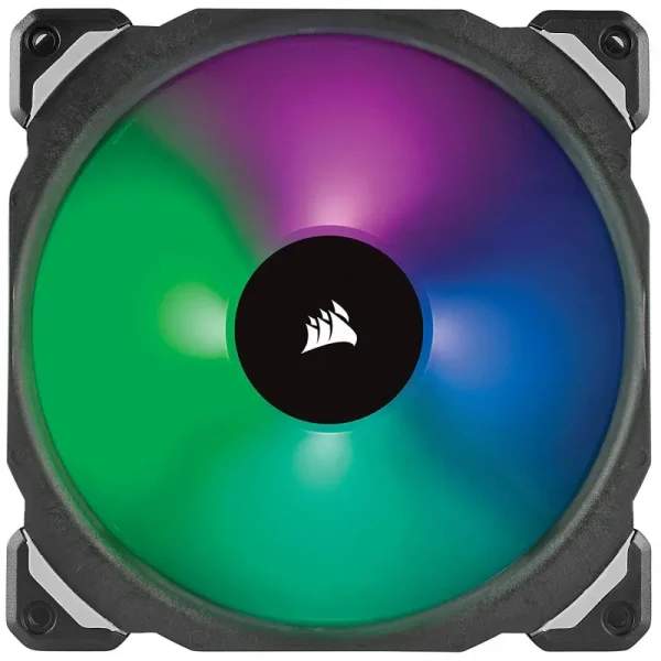 Corsair Ml140 Pro Rgb Led 140Mm Pwm Premium Magnetic Levitation Cabinet Fan (Twin Fan Pack With Lighting Node Pro) (CO-9050078-WW) - Image 3