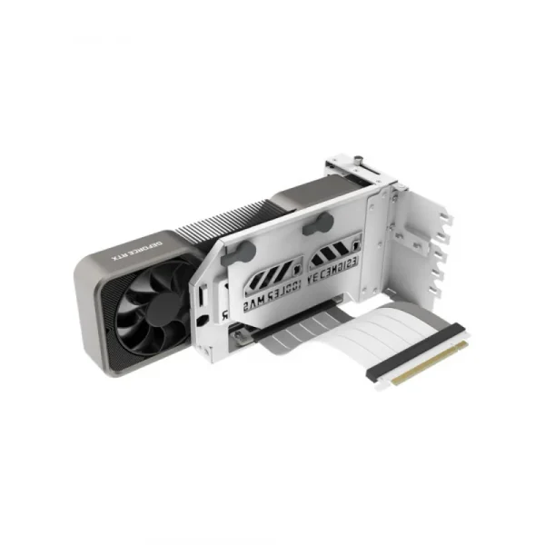 Cooler Master Vertical Graphic Card Holder Kit V3 With Pcie 4.0 Riser Cable White (MCA-U000R-WFVK03) - Image 2