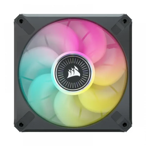 Corsair Icue ML120 Rgb Elite 120mm Pwm Cabinet Fan Triple Pack With Icue Lighting Node Core (Black) (CO-9050113-WW) - Image 3