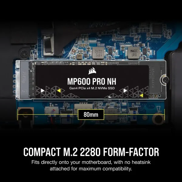 Corsair Mp600 Pro NH 1TB Pcie Gen4 Nvme M.2 Internal Ssd (CSSD-F1000GBMP600PNH) - Image 5