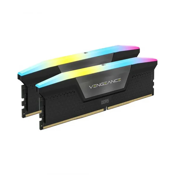 Corsair Vengeance Rgb 32Gb (16Gbx2) Ddr5 6600Mhz Cl38 Desktop Ram Black (CMH32GX5M2B6600C38)