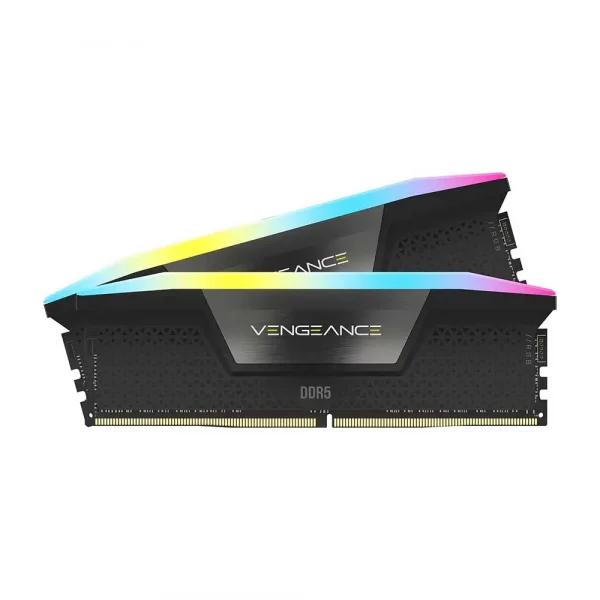 Corsair Vengeance Rgb 64Gb (32Gbx2) Ddr5 5600Mhz Cl40 Desktop Ram Black (CMH64GX5M2B5600C40)