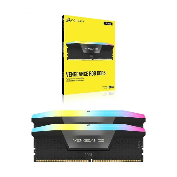 Corsair Vengeance Rgb 64Gb (32Gbx2) Ddr5 5600Mhz Cl40 Desktop Ram Black (CMH64GX5M2B5600C40) - Image 6