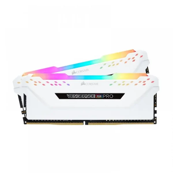 Corsair Vengeance Rgb Pro 16Gb (8GbX2) Ddr4 Dram 3600Mhz C18 Desktop Ram White (CMW16GX4M2C3600C18W)