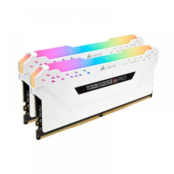 Corsair Vengeance Rgb Pro 16Gb (8GbX2) Ddr4 Dram 3600Mhz C18 Desktop Ram White (CMW16GX4M2C3600C18W) - Image 2