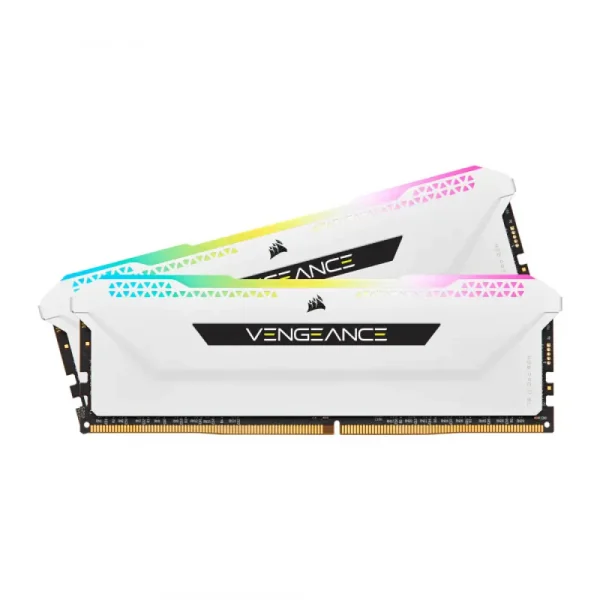 Corsair Vengeance Rgb Pro Sl 32Gb (16GbX2) Ddr4 Dram 3200Mhz C16 Desktop Ram White (CMH32GX4M2E3200C16W) - Image 2