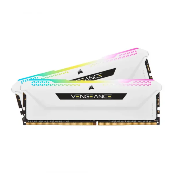 Corsair Vengeance Rgb Pro Sl 16Gb (8GbX2) Ddr4 Dram 3600Mhz C18 Desktop Ram White (CMH16GX4M2D3600C18W) - Image 2