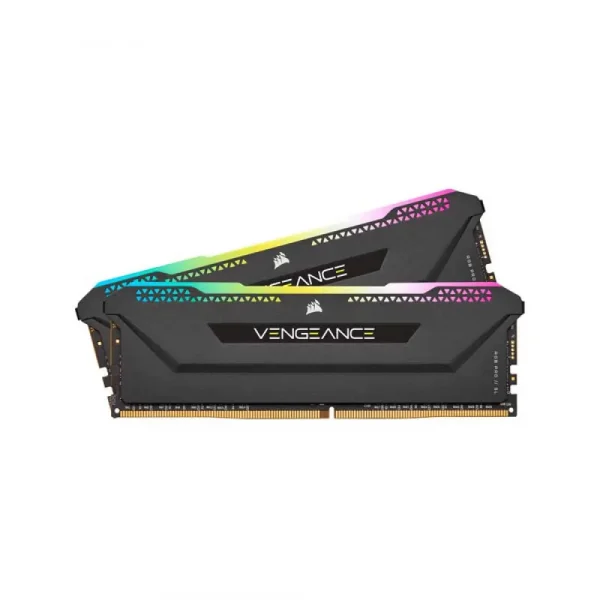 Corsair Vengeance Rgb Pro Sl 16Gb (8GbX2) Ddr4 Dram 3600Mhz C18 Desktop Ram Black (CMH16GX4M2D3600C18) - Image 2