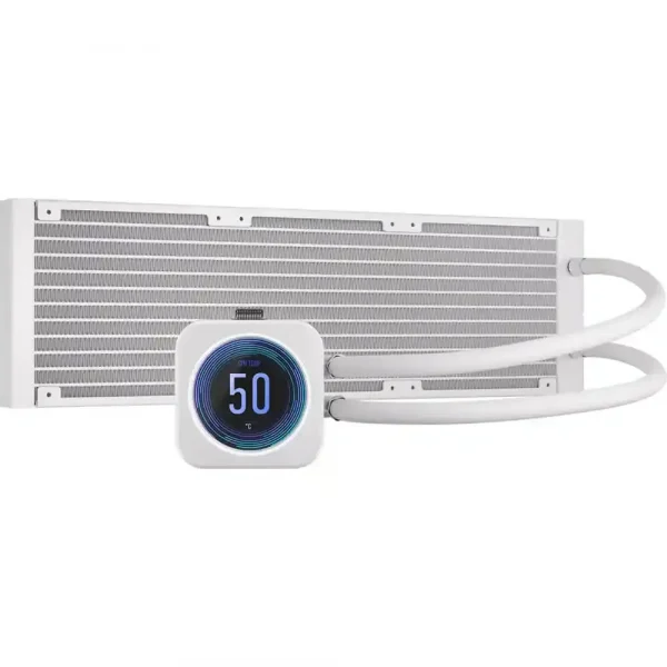 Corsair icue H150i Elite Lcd XT Display Aio Liquid Cooler (White) (CW-9060077-WW) - Image 2