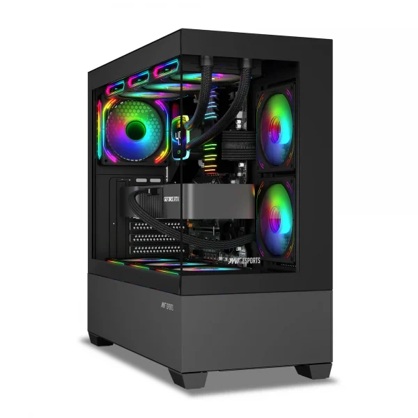 Ant Esports Crystal Z3 Argb Atx Mid Tower Cabinet (Black) (CRYSTAL-Z3-BLACK) - Image 11