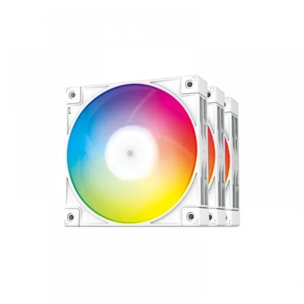 Deepcool Fc120 White 3 In 1 Rgb Pwm Cabinet Fan (R-Fc120-Whamn3-G-1) - Image 3