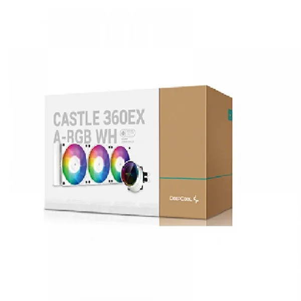 Deepcool Gamerstorm Castle 360Ex Argb Cooler (White) (DP-GS-H12W-CSL360EX-AR-WH) - Image 3