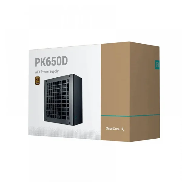 Deepcool Pk650D 80 Plus Bronze Power Supply (R-PK650D-FA0B-UK)