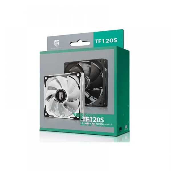 Deepcool Tf120 S White Radiator Case Fan (Dp-Gs-H12Fdb-Tf120S-Wh)