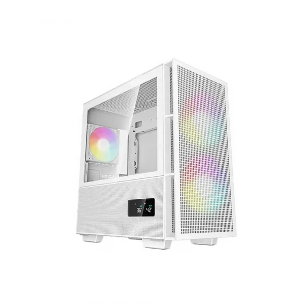 DeepCool CH360 Digital Wh Argb M-Atx Mini Tower Cabinet (White) (R-CH360-WHAPE3D-G-1)