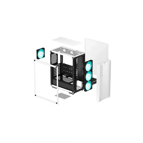 Deepcool CC560 Wh V2 Micro Atx Mid Tower Cabinet White (R-CC560-WHGAA4-G-2) - Image 5