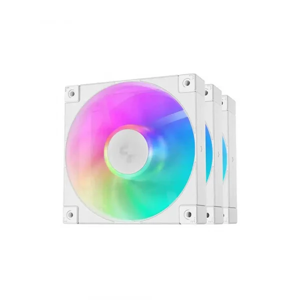 Deepcool FD12 ARGB WH 120mm 3 In 1 Cabinet Fan White (R-FD12-WHAPN3-G)