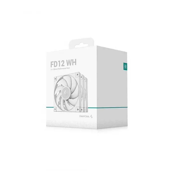 Deepcool FD12 WH 120mm 3 In 1 Cabinet Fan White (R-FD12-WHNPN3-G) - Image 4