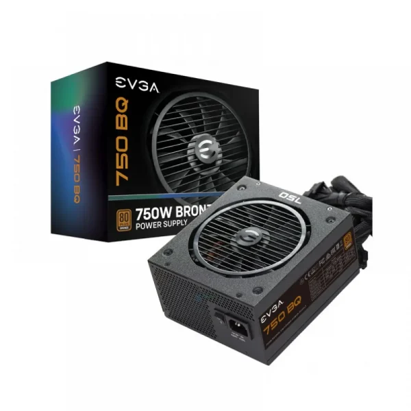 Evga 750 Bq 750Watt 80+ Bronze Semi Modular Power Supply (110-Bq-0750-Vn)