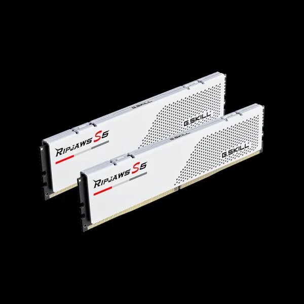 G.skill Ripjaws S5 32Gb(16Gbx2) Ddr5 6000Mhz Desktop Ram (Matte White) (F5-6000J3238F16Gx2-Rs5W)