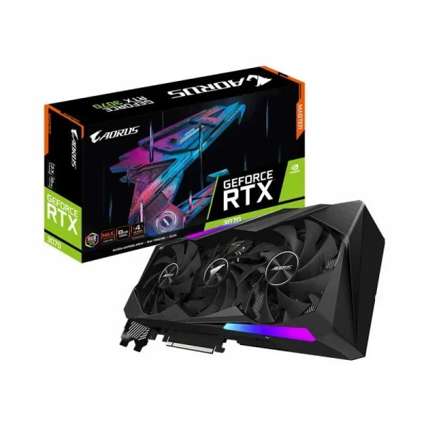 Gigabyte Aorus Geforce Rtx 3070 Master Lhr 8Gb Gddr6 Graphics Card (Gv-N3070Aorus M-8Gd 2.0)