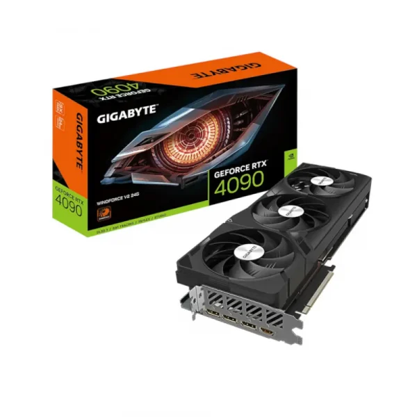 Gigabyte Geforce Rtx 4090 Windforce V2 24Gb Gddr6x(GV-N4090WF3V2-24GD)