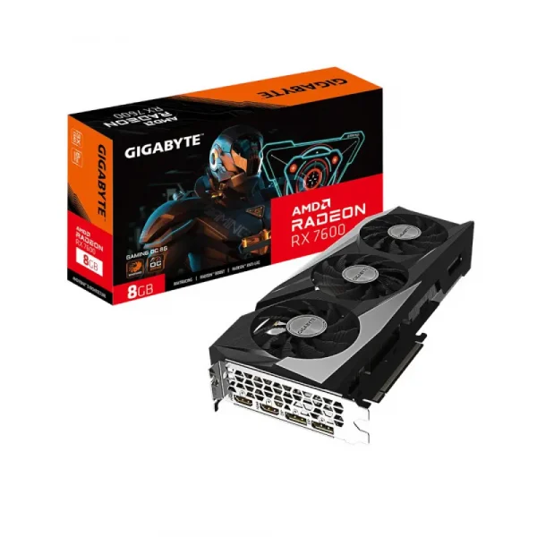 Gigabyte Radeon Rx 7600 Gaming Oc 8Gb Gddr6(GV-R76GAMING-OC-8GD)