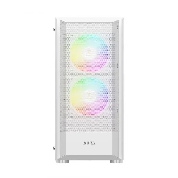 Gamdias Aura GC6 Wh Argb Mid Tower Gaming Cabinet (AURA-GC6-WH-ARGB) - Image 4