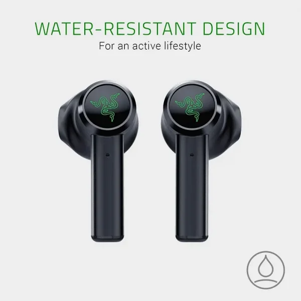 Razer Gaming Wireless Earbuds Hammerhead True Wireless (Black) - Image 3