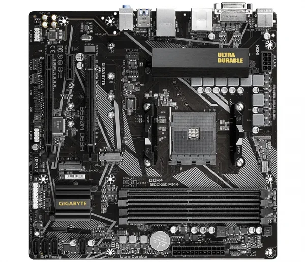 Gigabyte B550M Ds3H (Rev. 1.0) Motherboard - Image 2