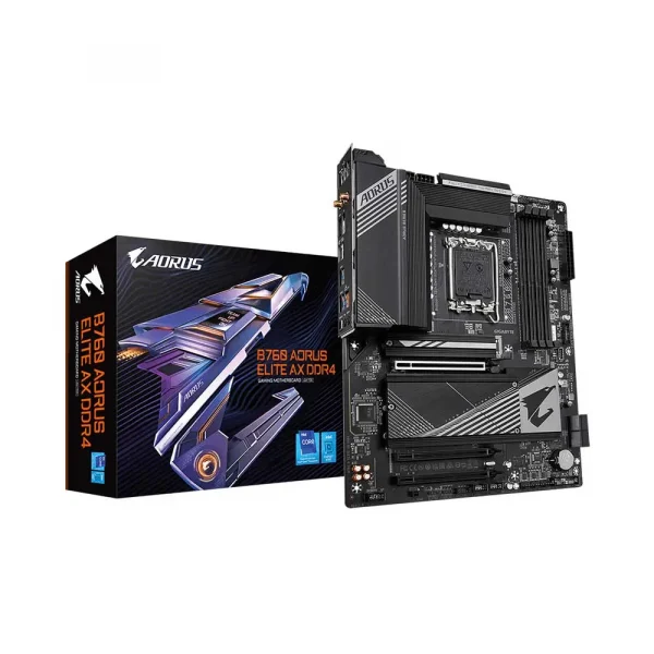 Gigabyte B760 Aorus Elite Ax Ddr4 Lga1700 Atx Motherboard (B760-AORUS-ELITE-AX-DDR4)