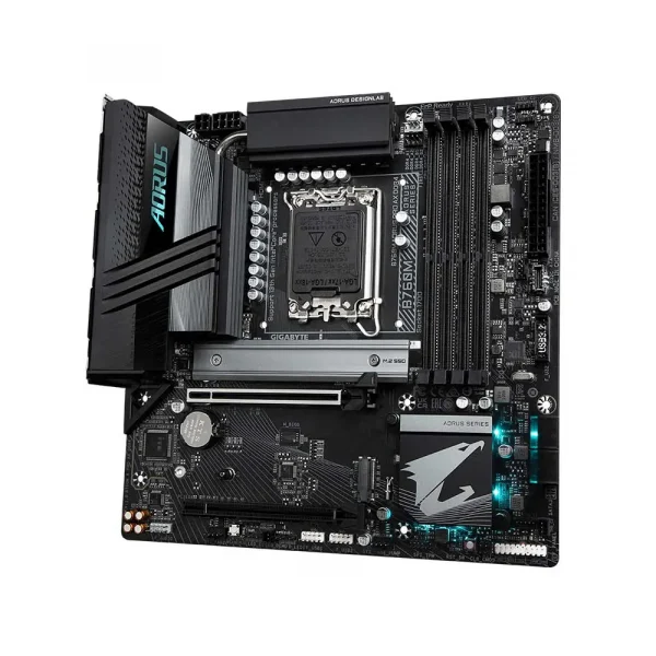 Gigabyte B760M Aorus Pro Ax Ddr4 Lga1700 Micro Atx Motherboard (B760M-AORUS-PRO-AX-DDR4) - Image 2