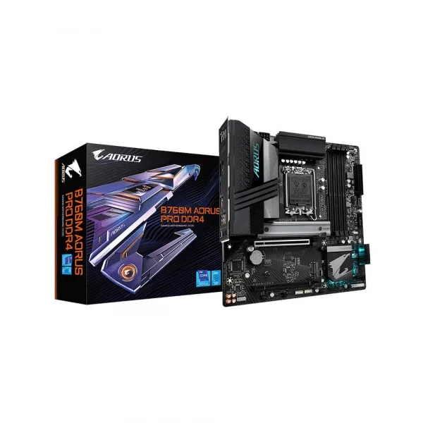 Gigabyte B760M Aorus Pro Ddr4 Lga1700 Micro Atx Motherboard (B760M-AORUS-PRO-DDR4)