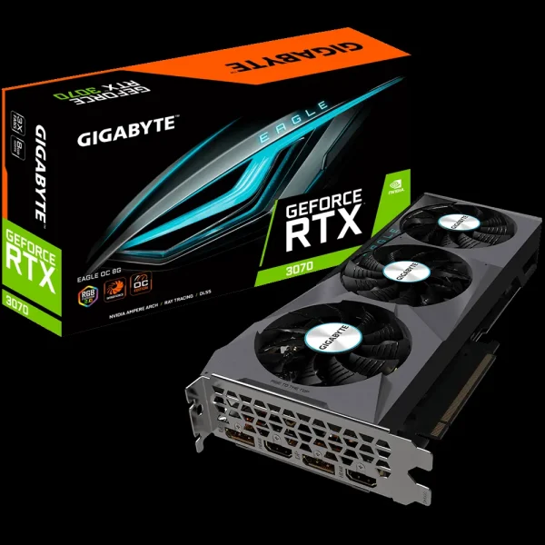 Gigabyte Geforce Rtx 3070 Eagle Oc 8Gb Graphics Card (Rev. 2.0) (Gv-N3070Eagle Oc-8Gd)