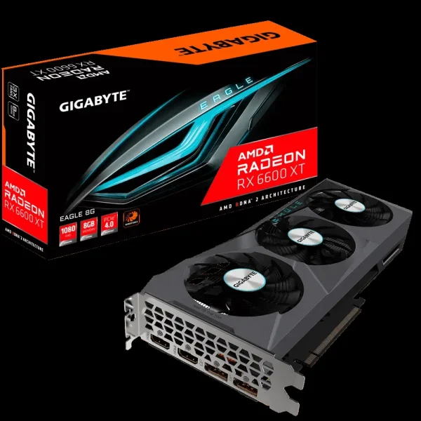 Gigabyte Radeon Rx 6600 Xt Eagle 8Gb Graphics Card (Gv-R66Xteagle-8Gd)