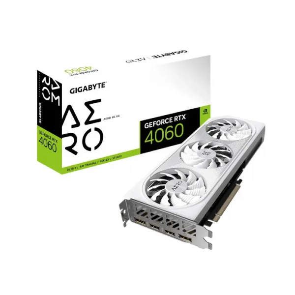 Gigabyte Rtx 4060 Aero Oc 8Gb Gddr6 Graphics Card (GV-N4060AERO-OC-8GD)