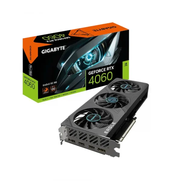 Gigabyte Rtx 4060 Eagle Oc 8Gb Gddr6 Graphics Card (GV-N4060EAGLE-OC-8GD)