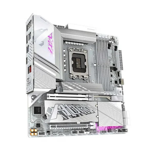 Gigabyte Z890M Aorus Elite WiFi7 Ice LGA1851 Micro ATX Motherboard - Image 3