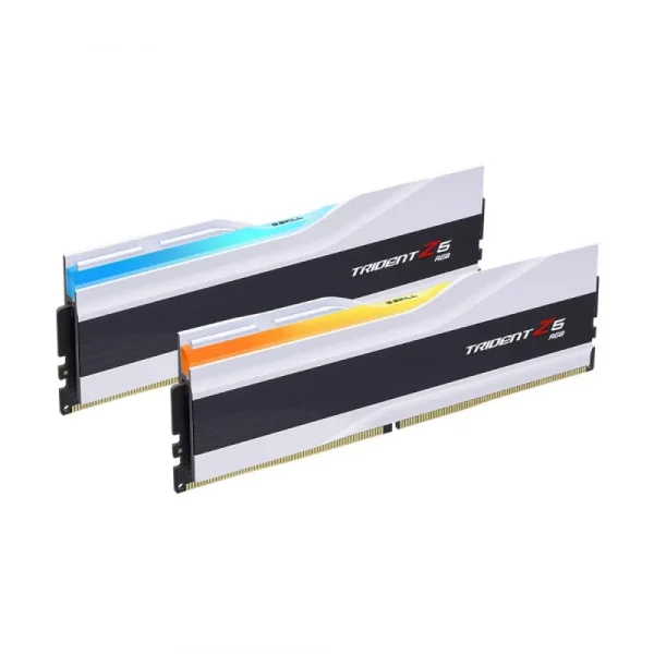 Gskill Trident Z5 Rgb 32Gb (16GbX2) Ddr5 6000Mhz Desktop Ram (White) (F5-6000J3636F16GX2-TZ5RW)