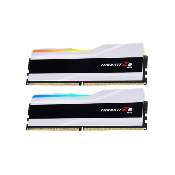 Gskill Trident Z5 Rgb 32Gb (16GbX2) Ddr5 6000Mhz Desktop Ram (White) (F5-6000J3636F16GX2-TZ5RW) - Image 2