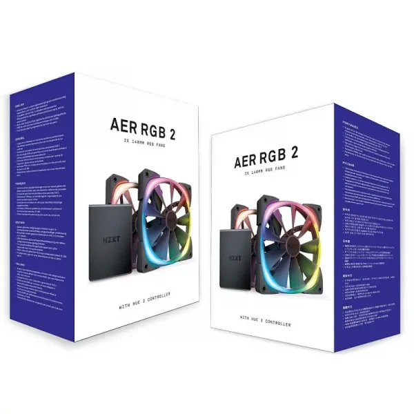 Nzxt Aer Rgb 2 Starter Kit 120Mm Triple Pack Cabinet Fan (Hf-2812C-T1) - Image 6