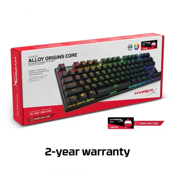 Hyperx Alloy Origins Core - Tenkeyless Mechanical Gaming Keyboard (Hx-Kb7Rdx-Us) - Image 5