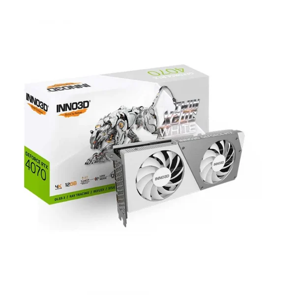 Inno3D GeForce Rtx 4070 Twin X2 Oc White12GB Graphics Card