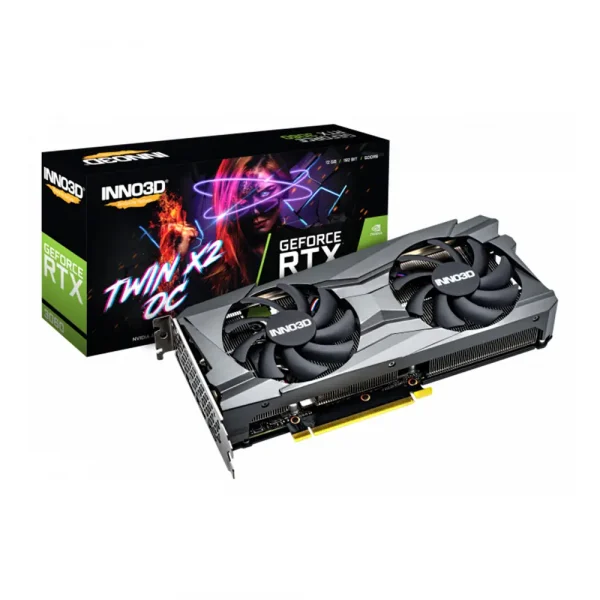 Inno3D Rtx 3060 Twin X2 Oc Lhr 12Gb Graphics Card (N30602-12D6X-11902120H)