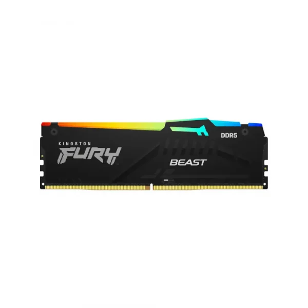 Kingston Fury Beast Rgb 16Gb (1X16Gb) 6000Mhz Ddr5 CL30 Desktop Ram Black (KF560C30BBEA-16) - Image 2