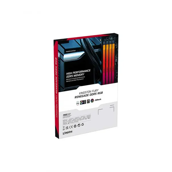 Kingston Fury Renegade Rgb 32Gb (16Gbx2) 6400Mhz Desktop Ram (KF564C32RSAK2-32) - Image 4